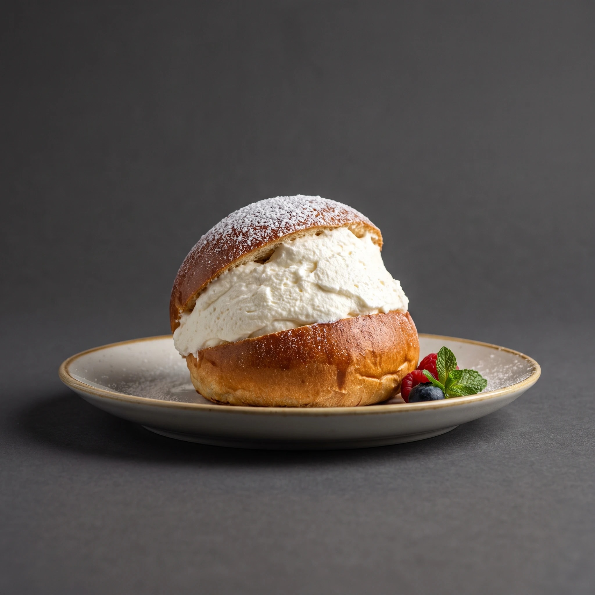 Maritozzo con la panna